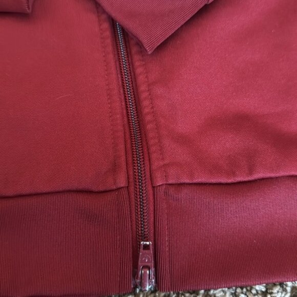 Adidas Red Burgundy Zip up Jacket - Picture 6 of 8